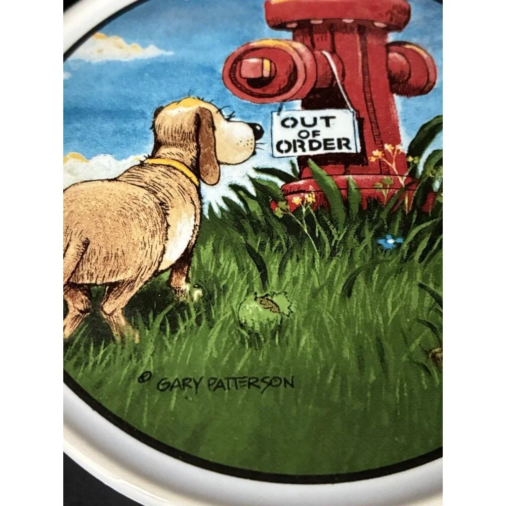 Gary Patterson 2 Dog Lovers Coaster by Clay Design